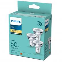 3er-Set PHILIPS GU10 LED Reflektor 4,6W wie 50W 36° Ausstrahlwinkel 2700K warmweißes gebündeltes Licht