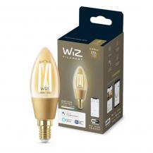 WIZ E14 Smarte LED Filament Lampe Bernstein Tunable White 4,9W wie 25W WLAN - Nur noch angezeigter Bestand verfügbar
