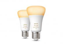 2er Philips Hue White  E27 LED Lampe 11W wie 75W dimmbares  Warmweißes bis kühlweißes Licht - hell mit 1055 Lumen