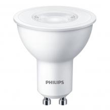 Philips GU10 LED Strahler 36°-Ausstrahlwinkel 4.7W wie 50W warmweisse Akzentbeleuchtung aus Kunststoff