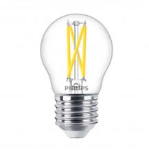 PHILIPS E27 Classic LED Lampe 2,5 Watt wie 25 Watt warmweisses dimmbares Licht klar dekorative Filamentoptik