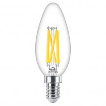 PHILIPS E14 LED Filament Leuchtmittel Kerzenform 5,9W wie 60W warmweisses Licht  klar- mit hoher Farbwiedergabe