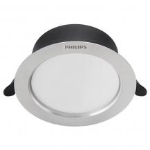 Philips Diamond Einbauspot 3,5W, Einbau-Durchmesser 80mm, 3000K warmweißes Licht 110°, Einbautiefe 70mm