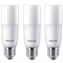 3er Set PHILIPS CorePro E27 LED Lampen in Stickform 7,5W wie 60W neutralweißes blendfreies Licht 4000K