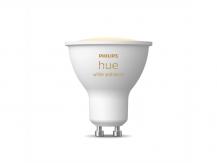 Philips Hue White Ambiance GU10 LED Spot 4,2W wie 35W dimmbar Bluetooth- und ZigBee-Steuerung