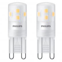 2er PACK PHILIPS LED G9 StiftsockellampeN 1,9 Watt wie 25 Watt warmweißes Licht