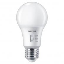 PHILIPS E27 CorePro LED Lampe Birnenform matt dimmbar 8W wie 60W 5CCT - mit 5 verstellbaren Farbtemperaturen