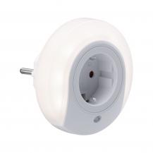 Paulmann 92494 AS Esby rund Nachtlicht Stecker weiß 0,2W 3000K Sensor - Assistance-Leuchte