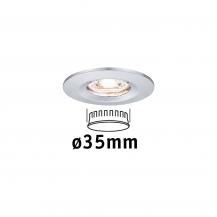Paulmann 94302 EBL Nova mini Coin rund starr IP44 LED 1x4W 310lm Chrom/Alu
