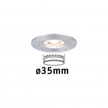 Paulmann 94304 EBL Nova mini Coin rund starr IP44 LED 1x4W 310lm Alu gedreht/Alu