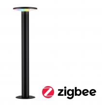 Paulmann 94756 LED Pollerleuchte Smart Home Zigbee Plate IP44 600mm RGBW+ 5W 200lm 230V Anthrazit Metall#Kunststoff