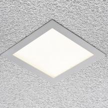 EVN LED Einbaupanel mit warmweißem Licht silber IP20 21W 3000K 1600lm
