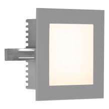 Aktion: Nur noch angezeigter Bestand verfügbar - EVN LED Wand-Einbaustrahler neutralweißes Licht  in silber IP20 2.2W 3000K