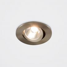 EVN LED Decken-Einbaustrahler mit warmweißem Licht dimmbar rund schwenkbar IP20 6W 3000K 620lm 90Ra EinbauØ68