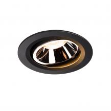SLV 1003630 NUMINOS MOVE DL L Indoor LED Deckeneinbauleuchte schwarz/chrom 2700K 40° dreh- und schwenkbar