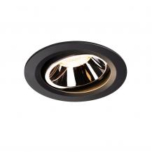 SLV 1003654 NUMINOS MOVE DL L Indoor LED Deckeneinbauleuchte schwarz/chrom 3000K 40° dreh- und schwenkbar