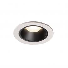 SLV 1003835 NUMINOS DL S Indoor LED Deckeneinbauleuchte weiß/schwarz 4000K 55° inkl. Blattfedern