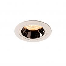SLV 1003855 NUMINOS DL M Indoor LED Deckeneinbauleuchte weiß/chrom 2700K 20° inkl. Blattfedern