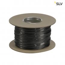 SLV 139040 NIEDERVOLT-SEIL, für TENSEO Niedervolt-Seilsystem, schwarz, 4mm², 100m