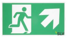 SLV 240008 P-LIGHT Emergency stair sign, big, green