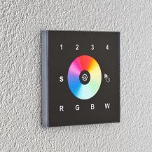 EVN WiFi-Wandpanel RGB+W (schwarz)- 230V/AC