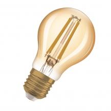 OSRAM LED E27 VINTAGE Glühbirne Gold 7,5W wie 66W extra warmweißes Licht für eine gemütliche Beleuchtung