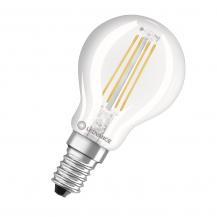 Ledvance E14 LED Tropfenlampe Classic klar dimmbar 4,8W wie 40W 2700K warmweißes Licht