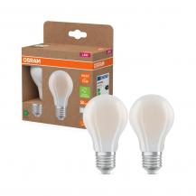 2er Set OSRAM E27 besonders effiziente LED Lampen matt 5W wie 75W 4000K neutralweißes Licht - beste Energie Effizienz Klasse