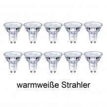 10 x Philips GU10 CorePro LED Spot 3,5W wie 35W 36° Glas 2700K für warmweiße Akzentbeleuchtung