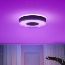 Philips Hue White & Color Ambiance INFUSE mittelgroße LED Deckenleuchte in Schwarz Ø38cm RGBW Farben